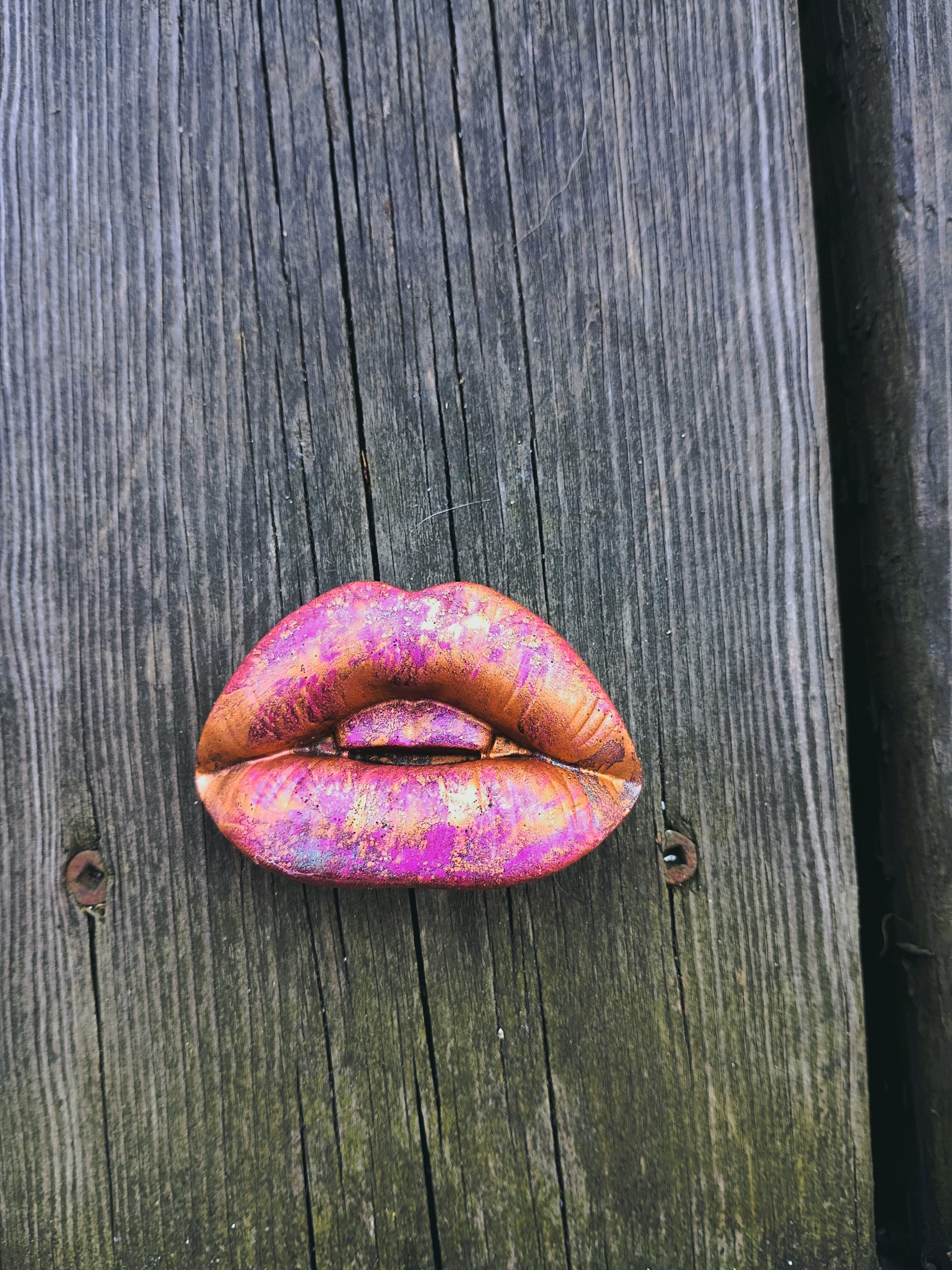 "Gimme some sugar" - Lips Brooch