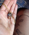Lightning Bolt- Skull pendant