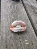 "Speak softly and carry bold lips"- Lips Brooch